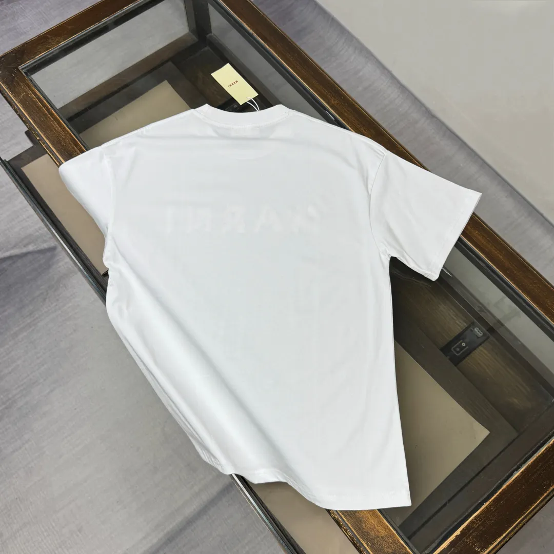 C⭐️MARNI 26 New Arrival T ～ Same Style～ ！ logo ！ ～Premium ， ， ， ， ， ， ， ， ， ！！ ：Black White Size：XS S M L（OS ）